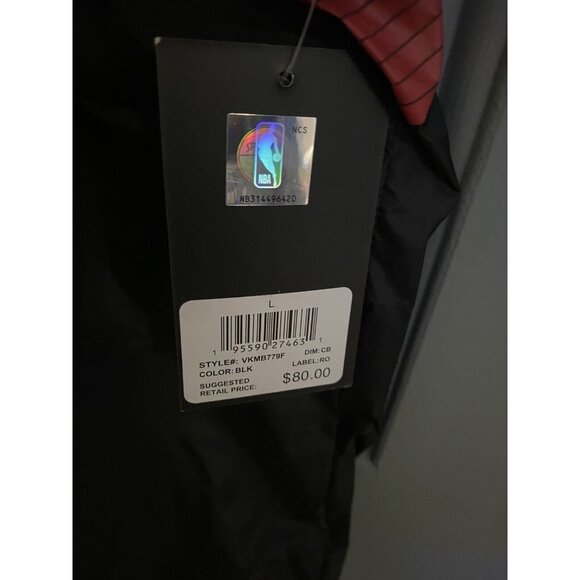 Chicago Bulls ULTRA GAME 1/4 Zip Men's Large Windbreaker - New Size L - Picture 5 of 12